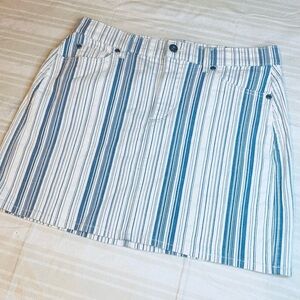 Vince Camuto Blue and White Striped Apparel